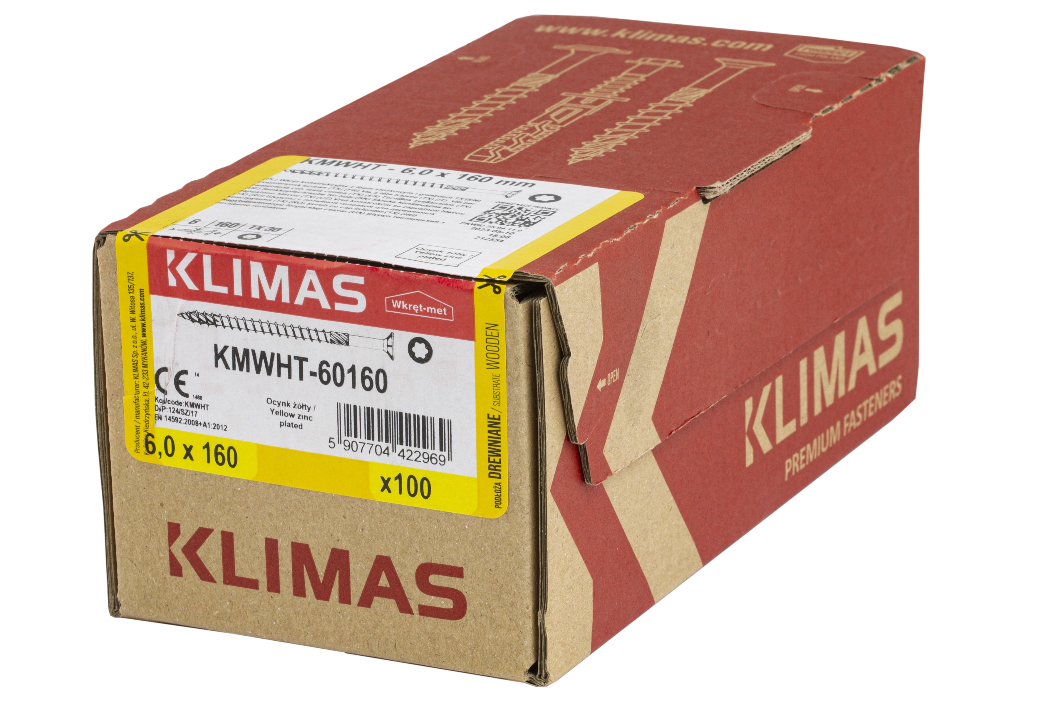 Wkręt konstrukcyjny 6x160 mm (100 szt.) 1