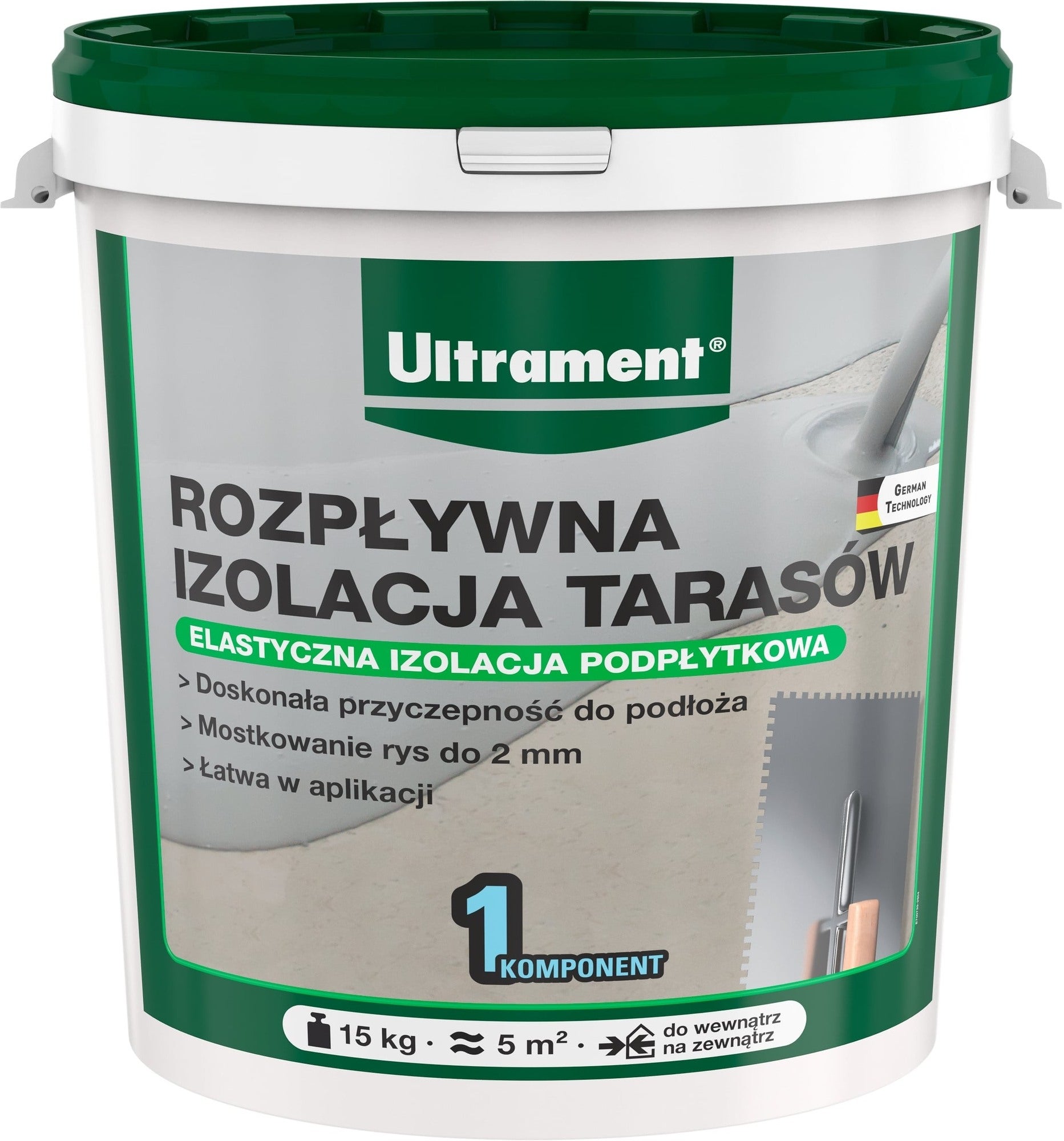 Izolacja do tarasów, Ultrament 15 kg