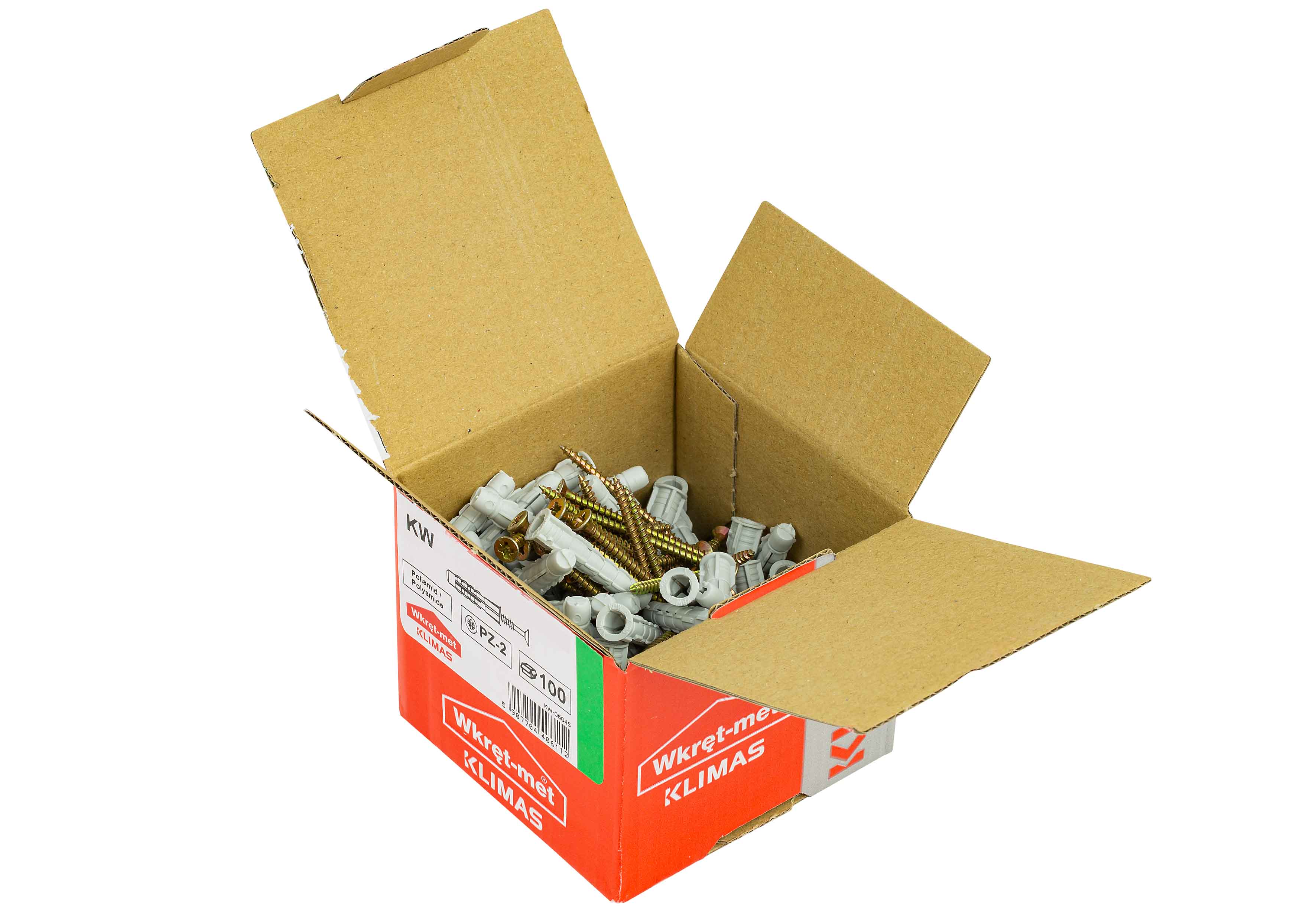 Kolek rozporowy wszechstronny fi 10 z wkrętem 6.0x80 mm (100 szt.) 2