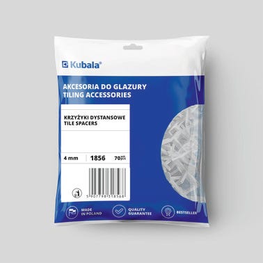 Krzyżyki do glazury 4 mm 70 szt.