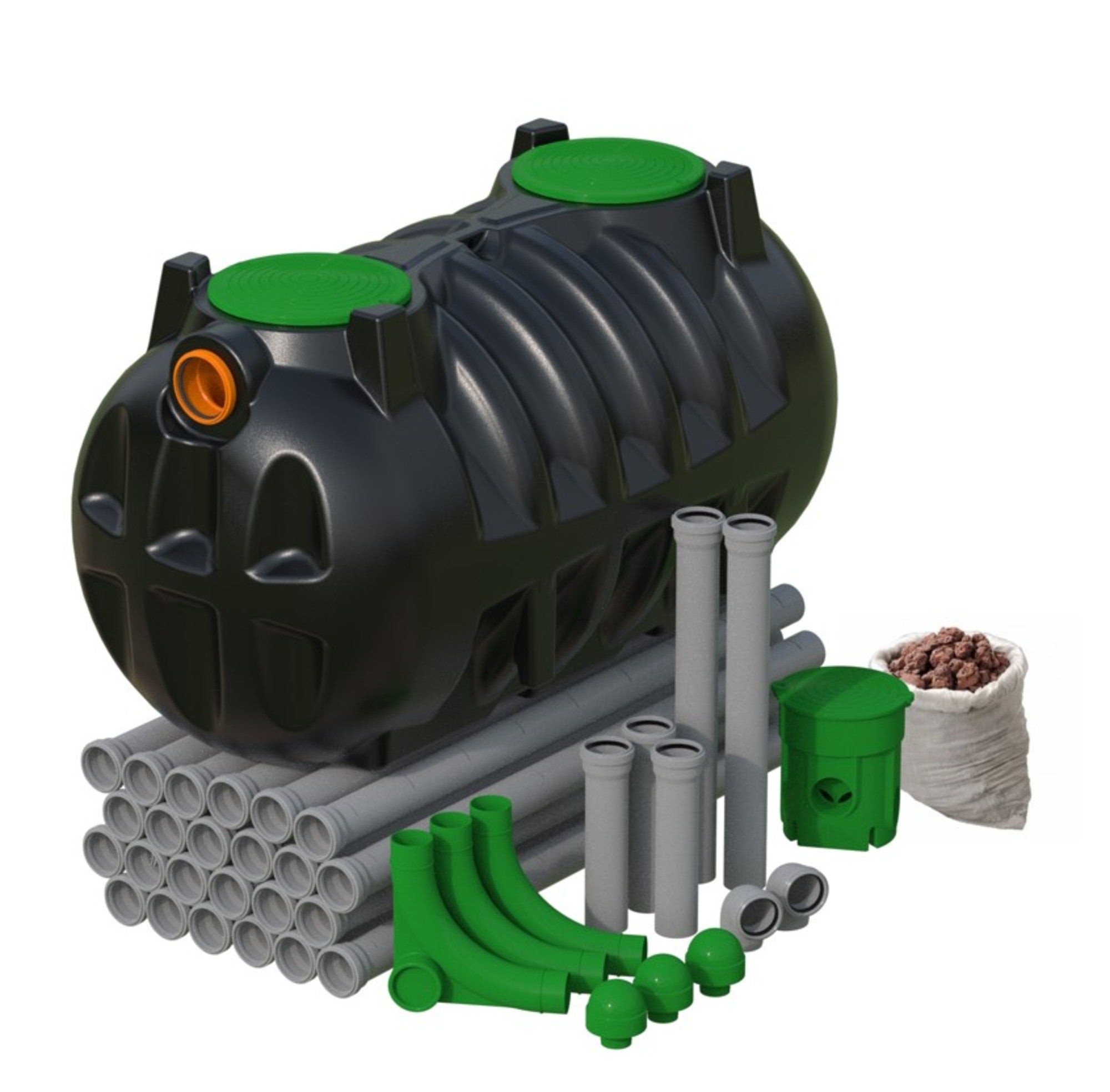 Przydomowa oczyszczalnia ścieków osadnik gnilny Barell 2000 L komplet