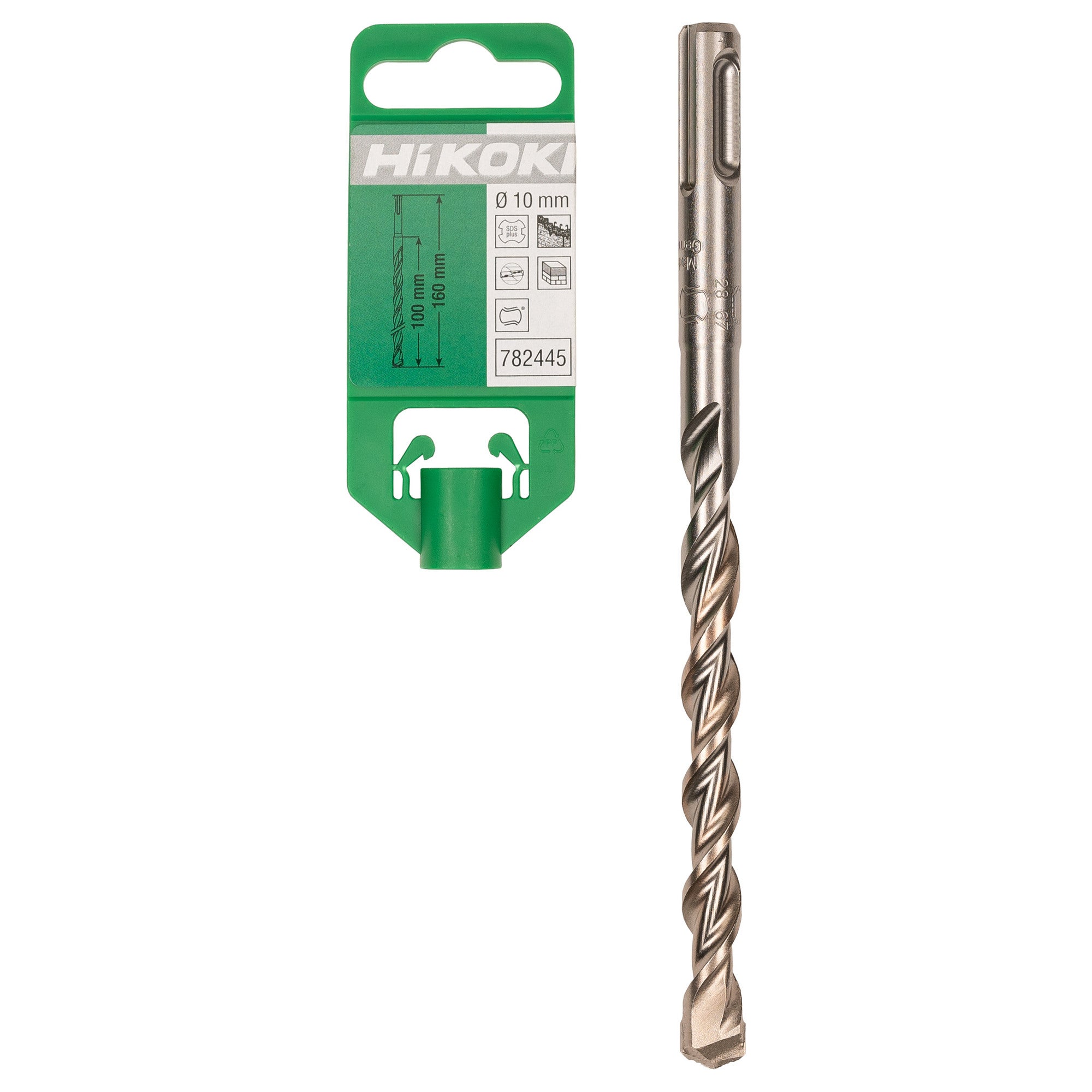 Wiertło do betonu 2-ostrzowe SDS-Plus 10x160 mm Hikoki 1