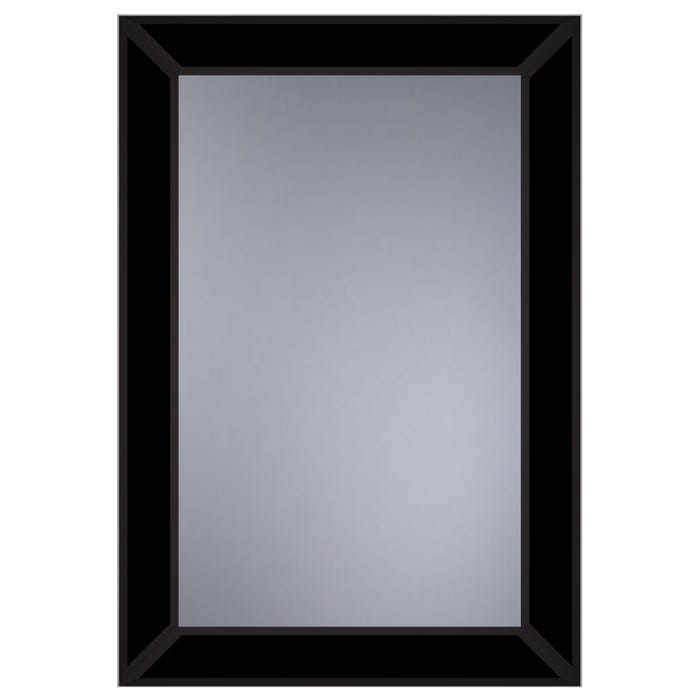 Lustro Dubiel Vitrum Domino Black 55 x 80 cm
