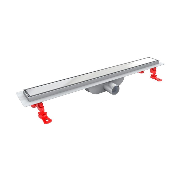 Odpływ liniowy Alfa Linear 700 mm z dwustronnym rusztem, inox