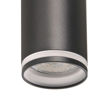 Zestaw szynoprzewodów 1-fazowy PARIS 3x GU10, szynoprzewód 1m, kolor czarny, oprawy wiszące, przewód 1m 2