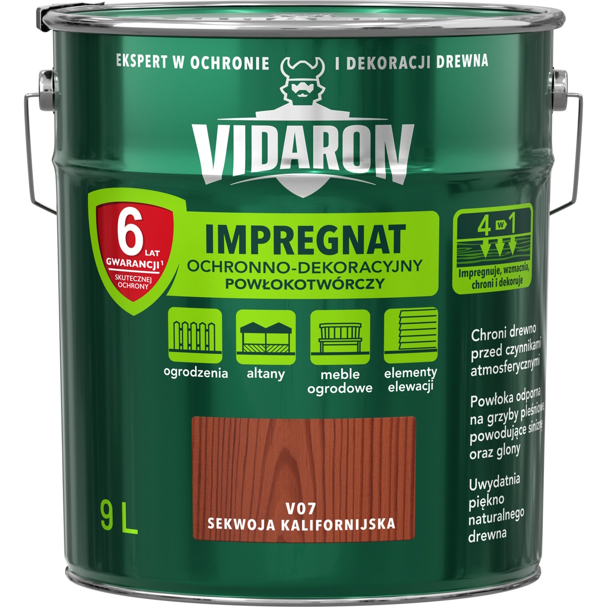Impregnat Vidaron sekwoja kalifornijska 9l