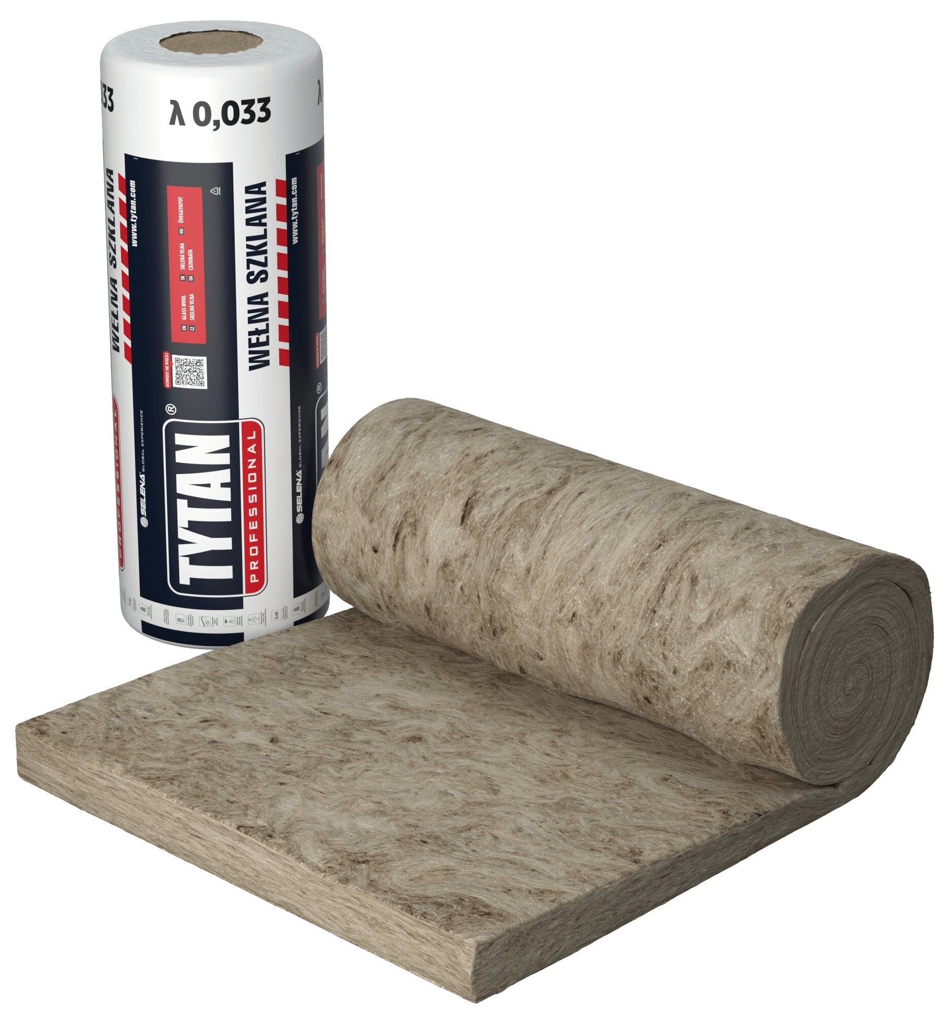 Wełna mineralna Tytan Professional  10 cm szklana 0,033 W/(mK) 5,46,24 m2