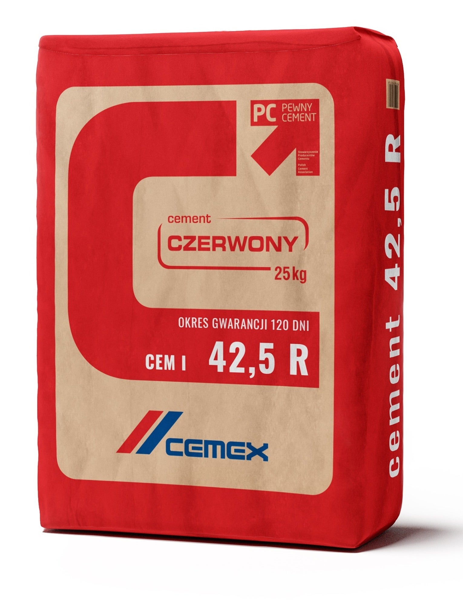 Cement portlandzki Cemex Czerwony CEM I 42,5R 25 kg 0