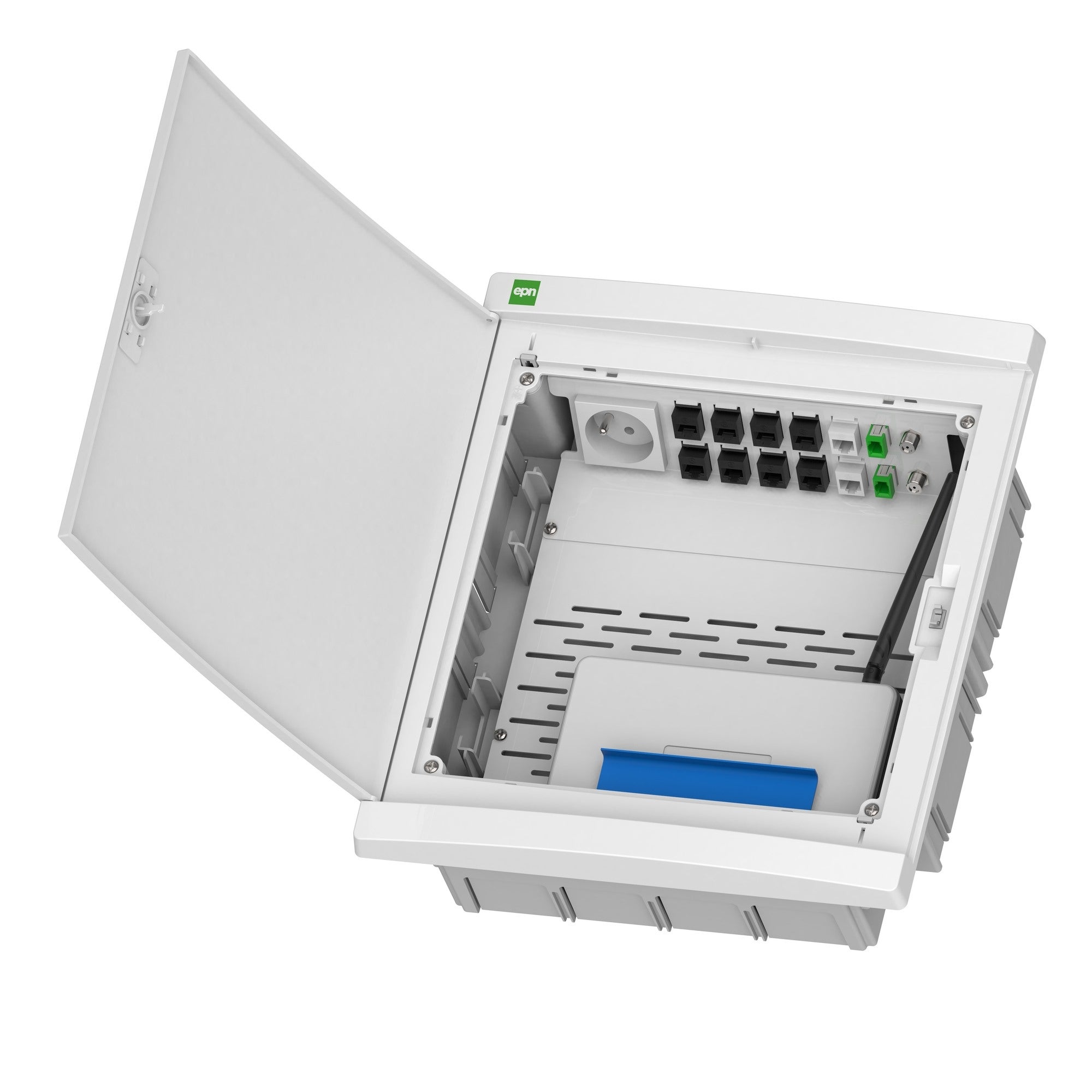 Rozdzielnica podtynkowa Elegant 2x12 multimedialna 2435-20 Elektro-Plast 1