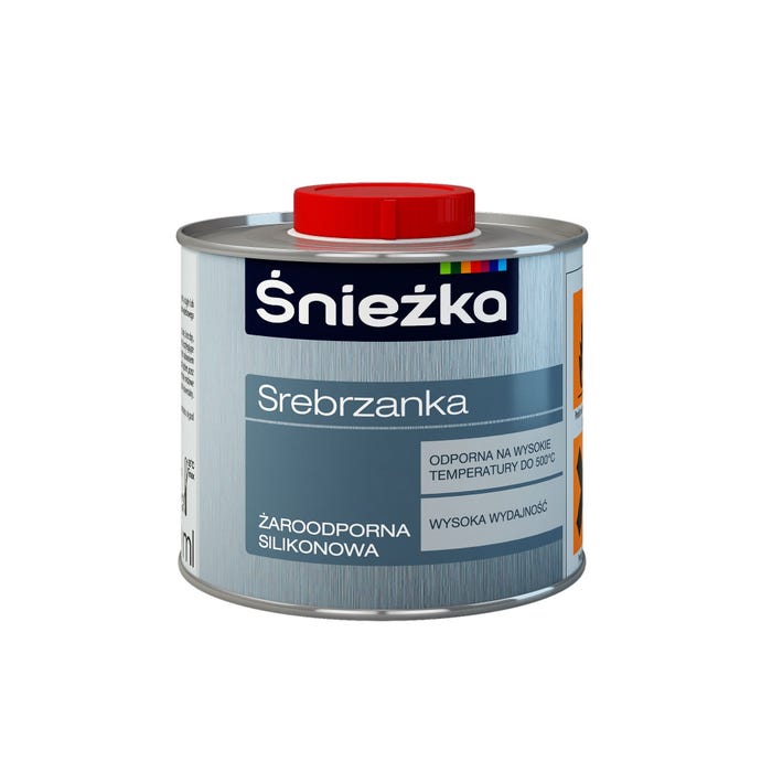 Farba żaroodporna Śnieżka Srebrzanka 0,5l