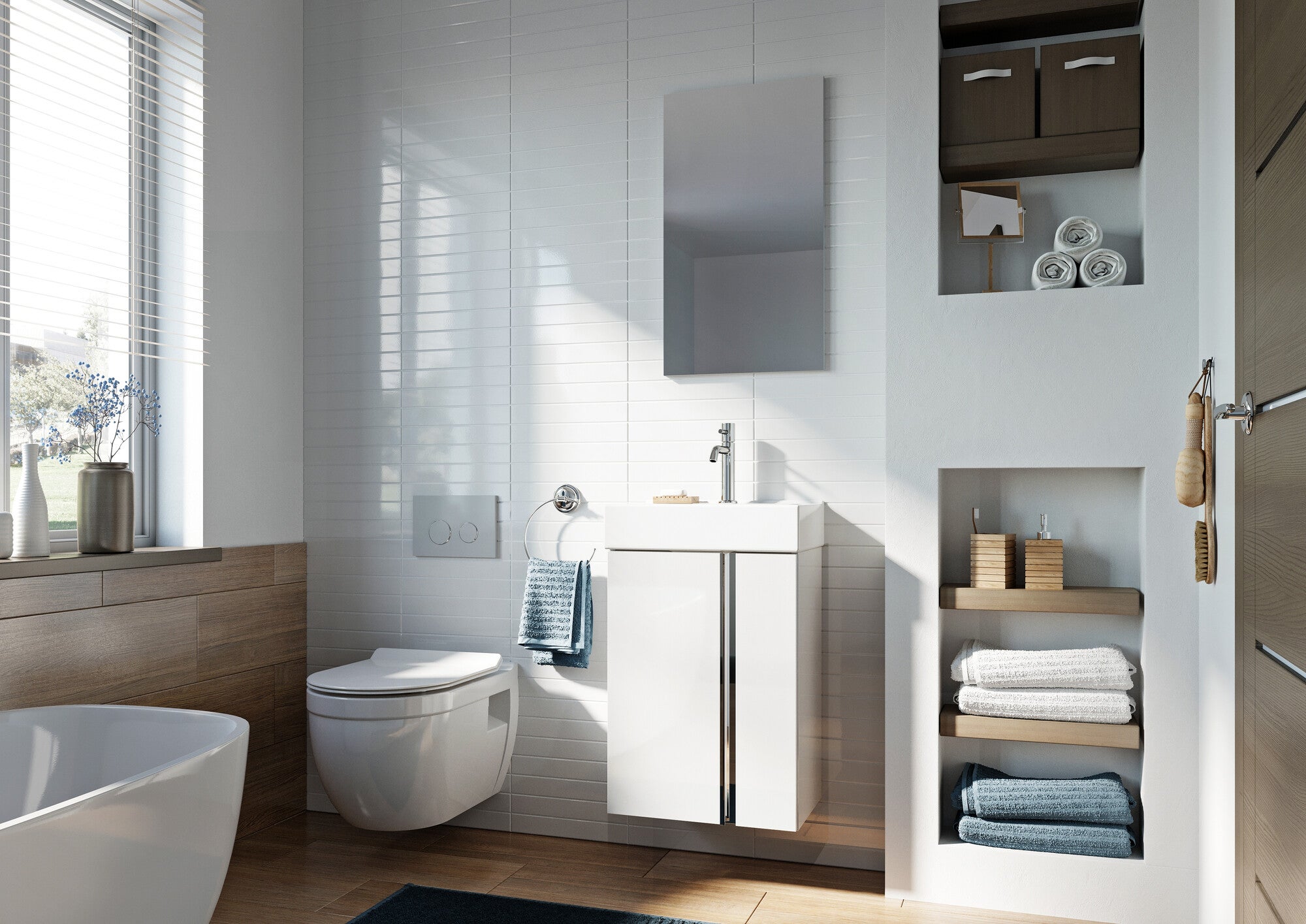 Szafka pod umywalkę Elita Troya 50 cm 167974 1