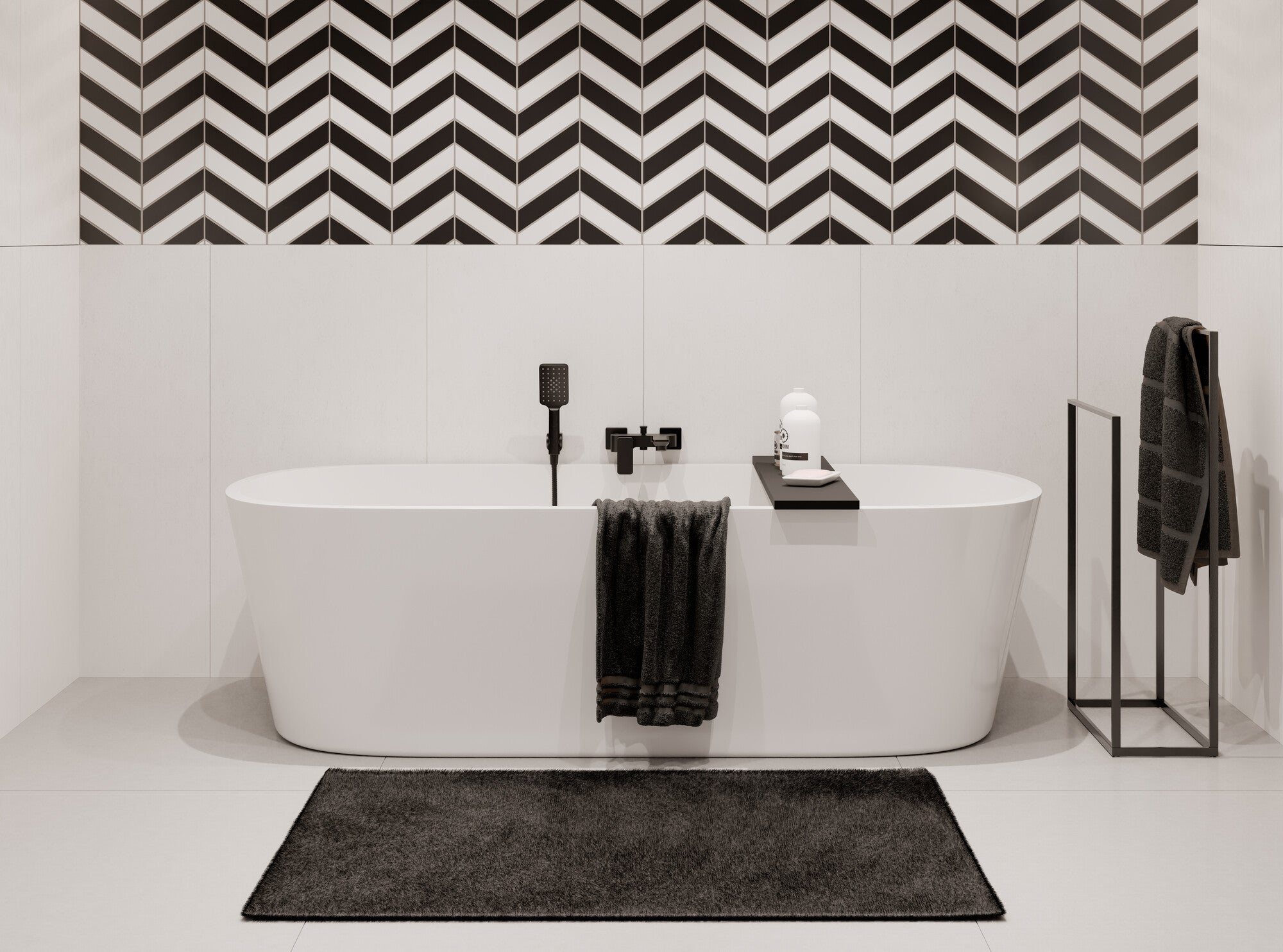 Bateria wannowa Valvex Remo czarna 1