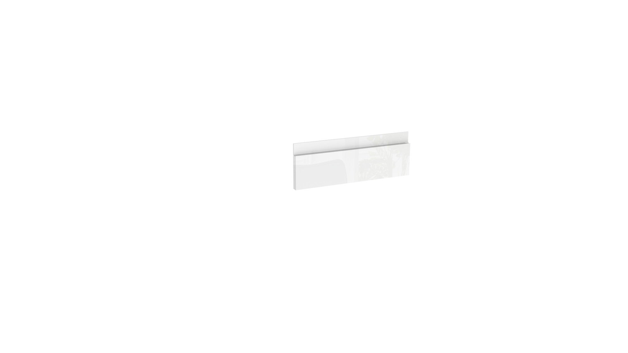 Front kuchenny do szuflady niskiej Akryl Biały Połysk 40x14 cm