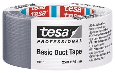 Taśma naprawcza Basic Duct Tape szara 25m x 48mm 0