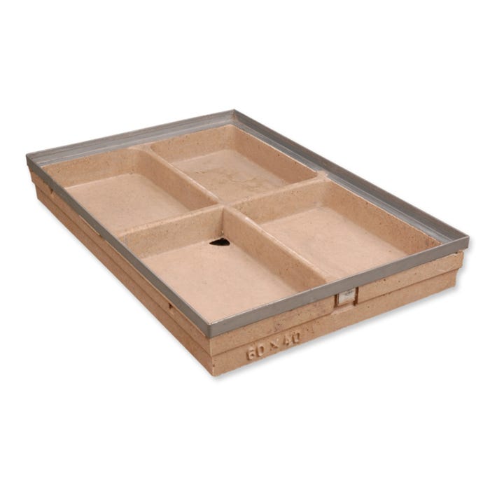 Podstawa wycieraczki Vario  60x40x8 cm, fi 110 mm polimerbeton, stal ocynkowana ACO