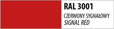 Spray Lakier akrylowy Ambro-Sol czerwony sygnałowy RAL3001 400ml 1
