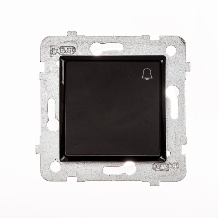 Polmark Rosa czarny mat przycisk dzwonek