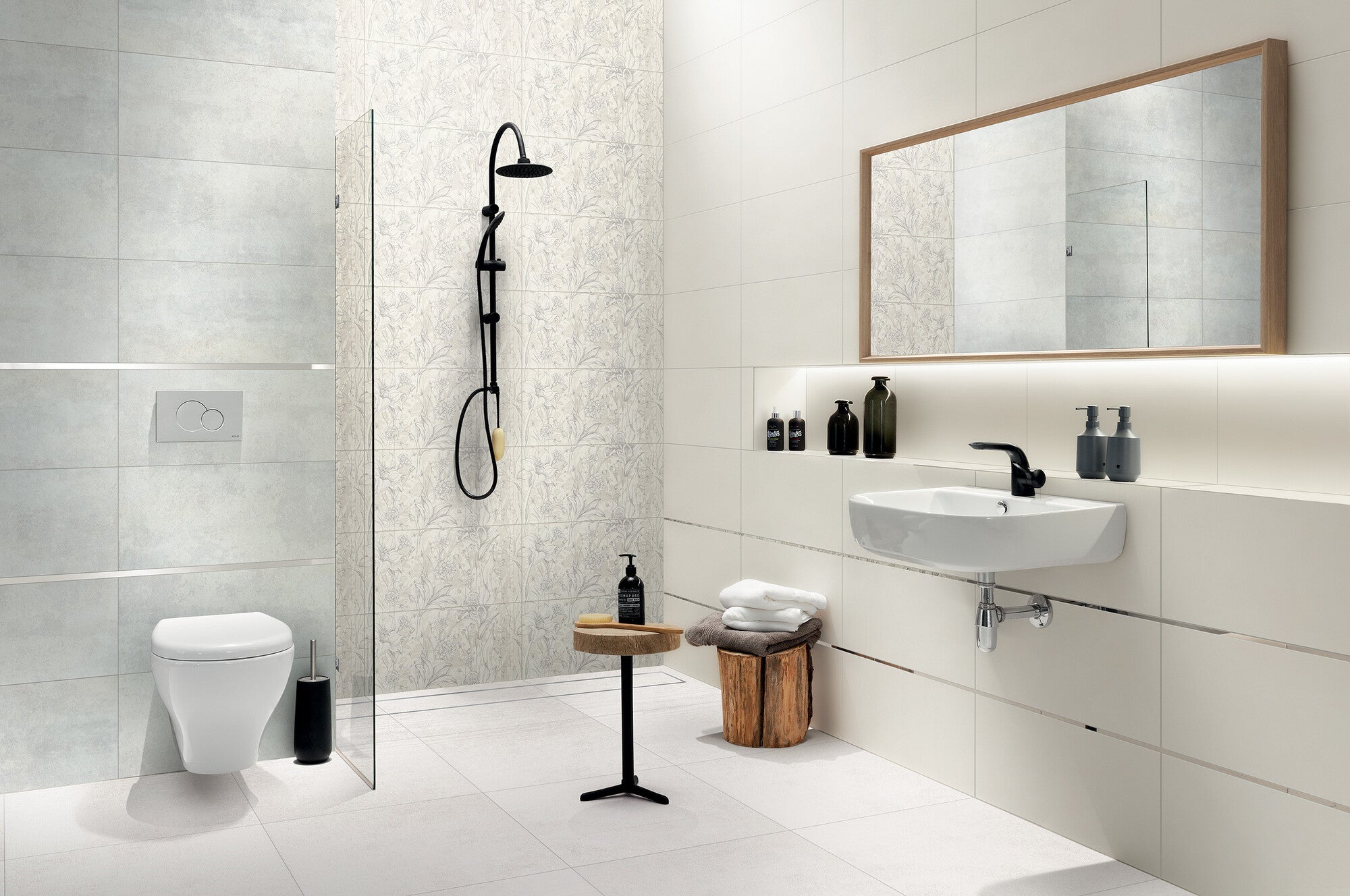 Płytka ścienna Melia White 30.8x60.8 cm 1.12 m2 1