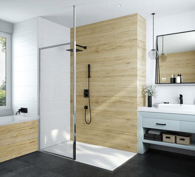 Kabina Walk-in Sanplast Basic 80 cm 1