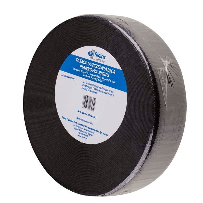 Taśma uszczelniająca piankowa do profili 95 mm Rigips 30 mb