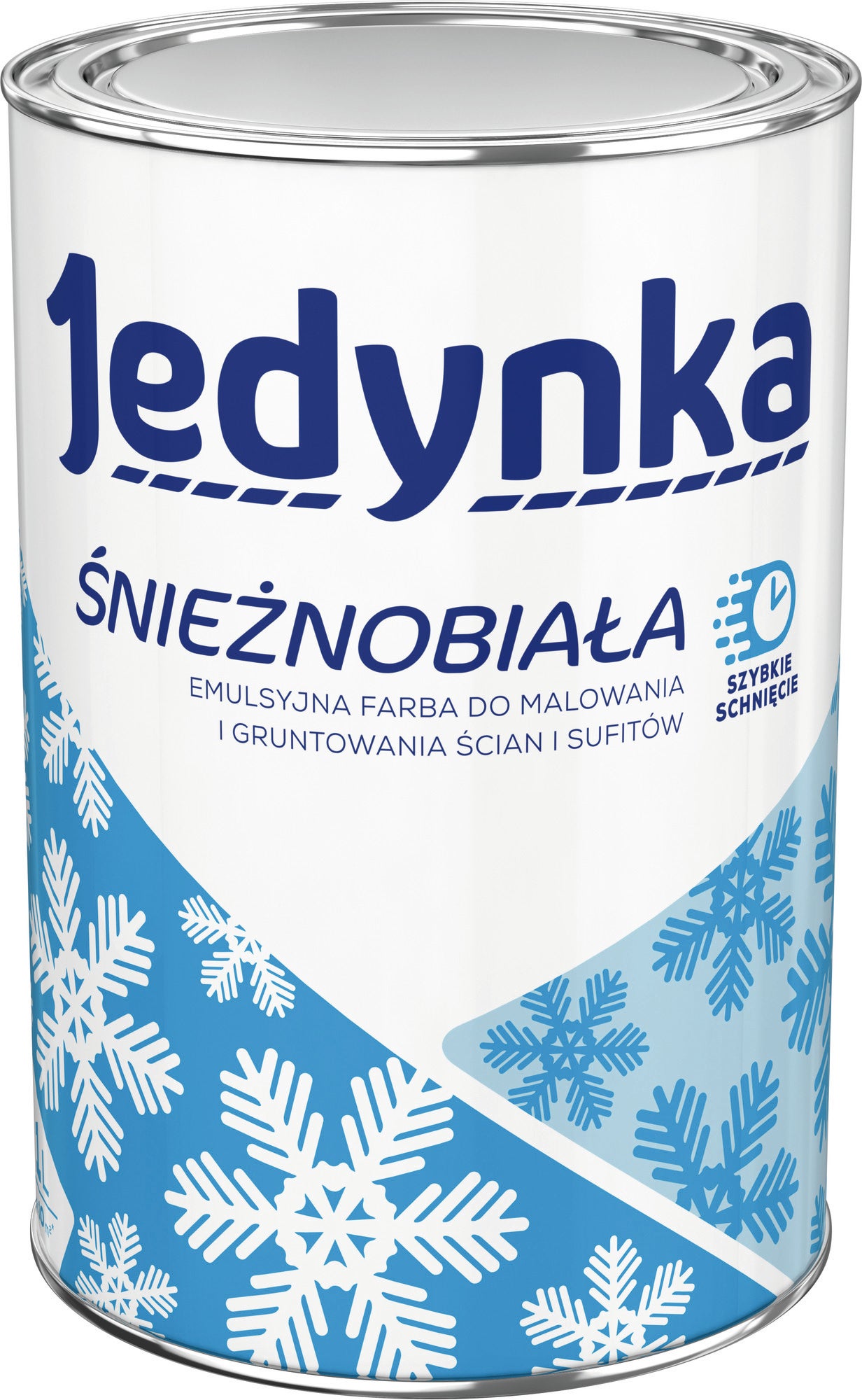 Farba Jedynka Śnieżnobiała biała 1l 0