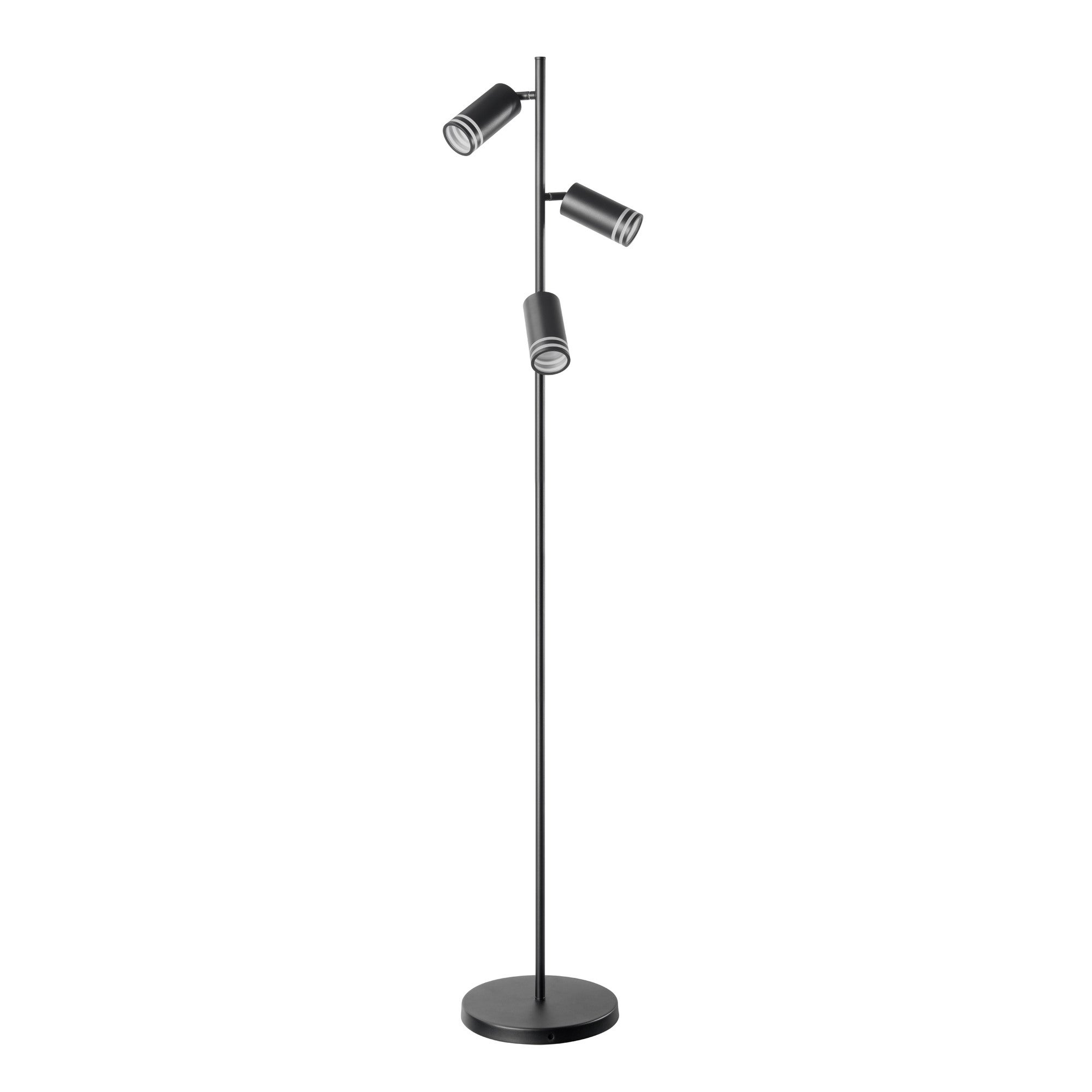 Lampa podłogowa Roma, czarna