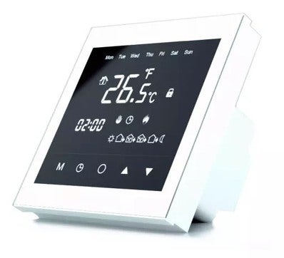 Regulator programowalny TVT 30 BB biały, ramka biała