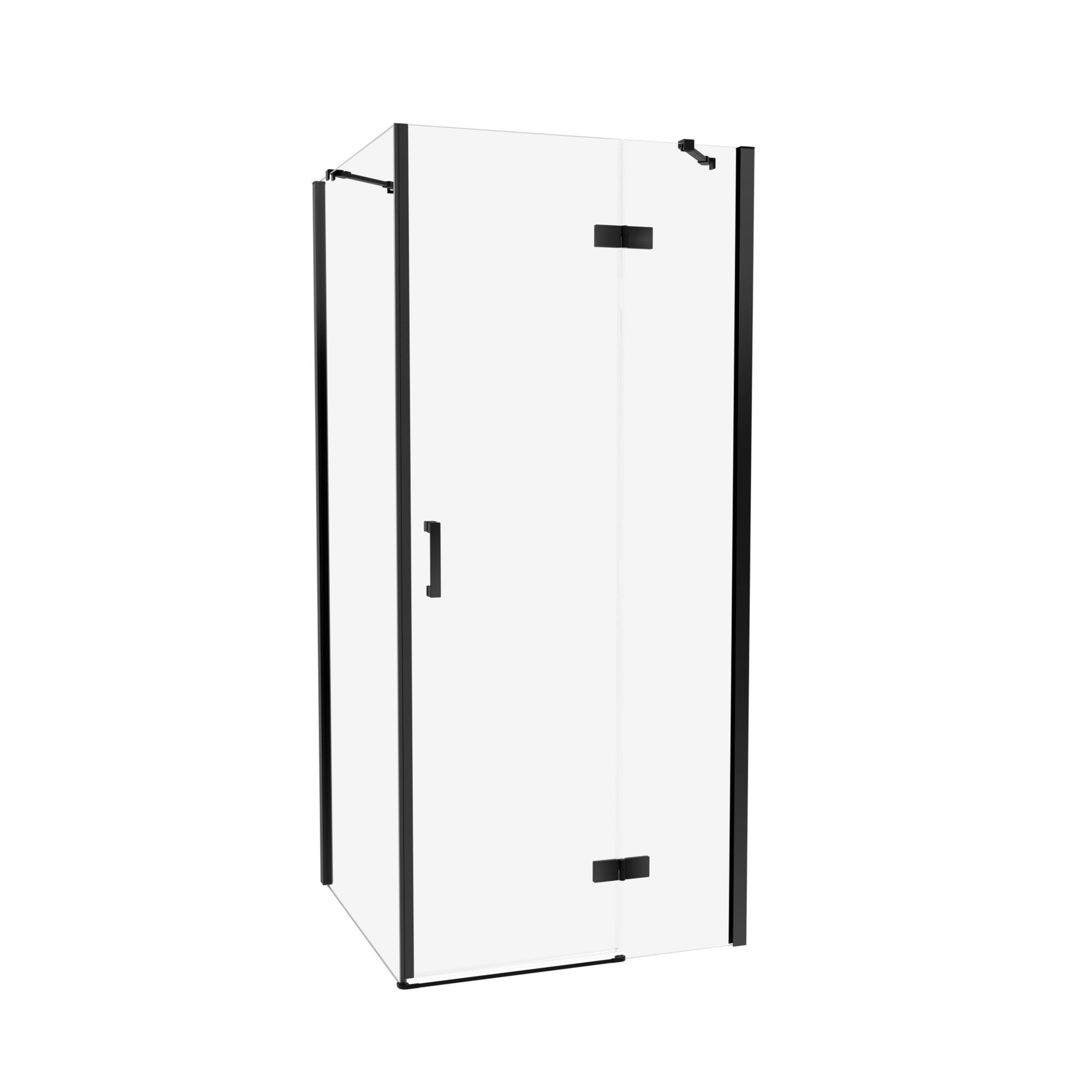 Kabina prysznicowa Kabri Primera Black prawa 90x90 cm