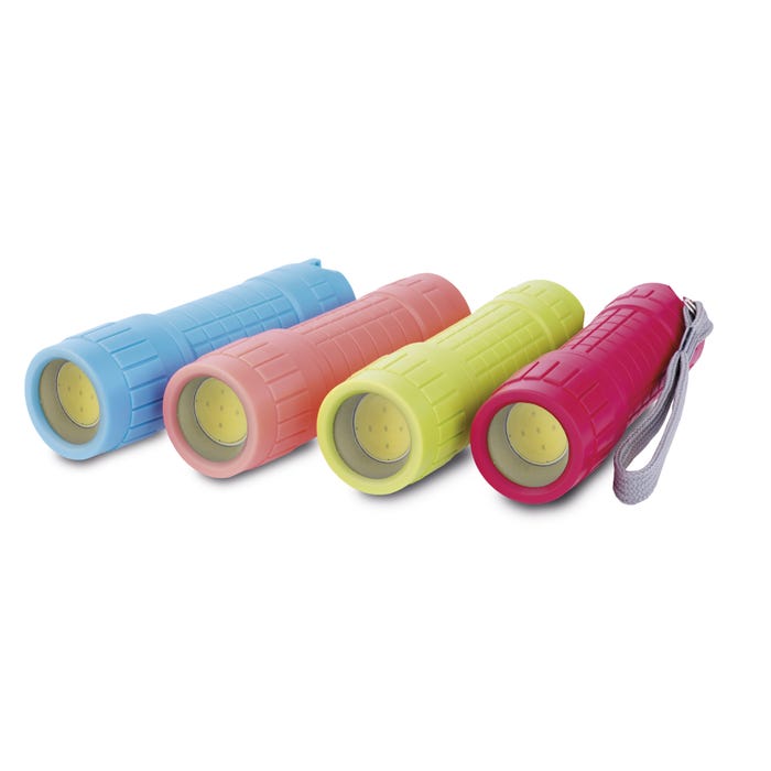 Latarka ręczna zasilana bateryjnie 3xAAA, baterie w zestawie, 1W, 100Lm