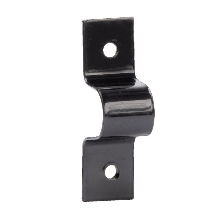 Obejma czarna, 15x20 mm