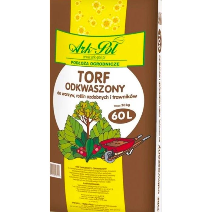 Torf odkwaszony 60l