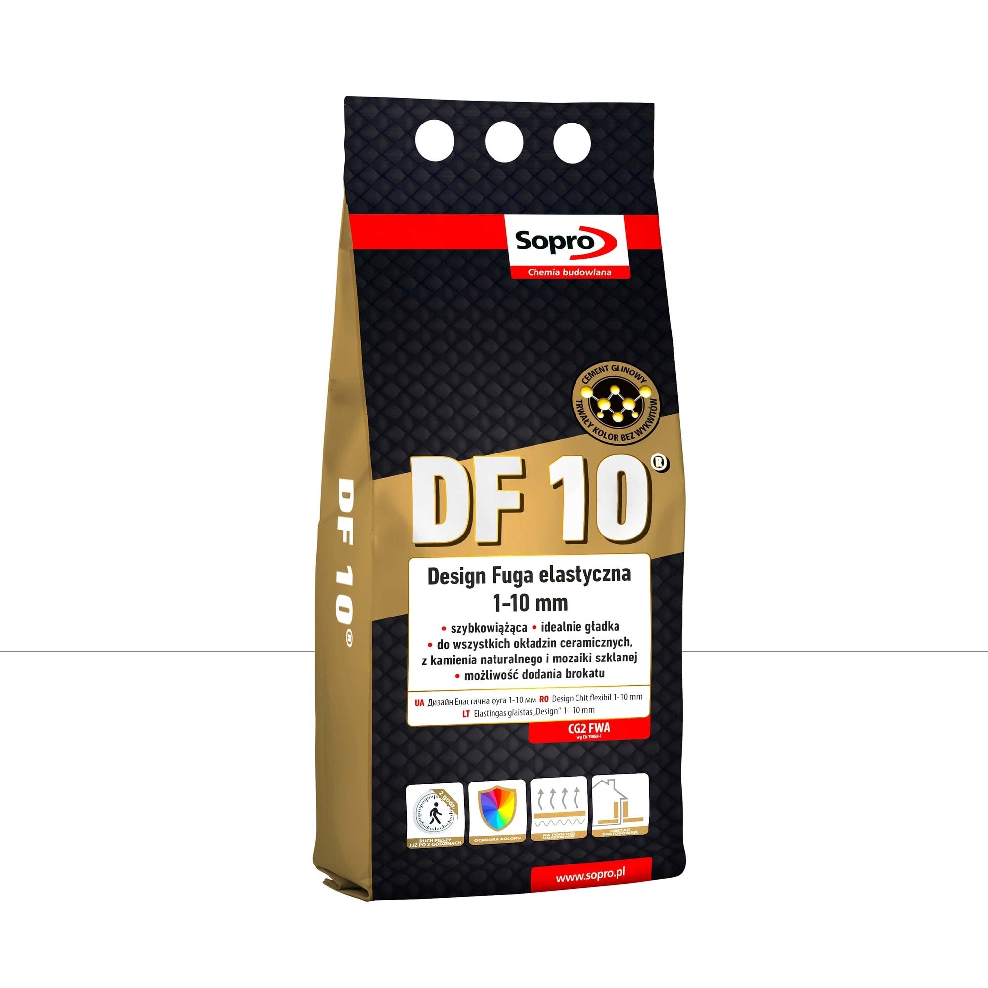 Fuga elastyczna Sopro DF10 BIAŁY 10 2kg