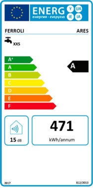 Elektryczna bateria umywalkowa Ares umywalkowa 3,0 kW inox 1