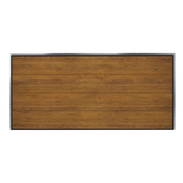 Brama garażowa segmentowa Nobla z napędem automatyczna 5000x2250 złoty dąb