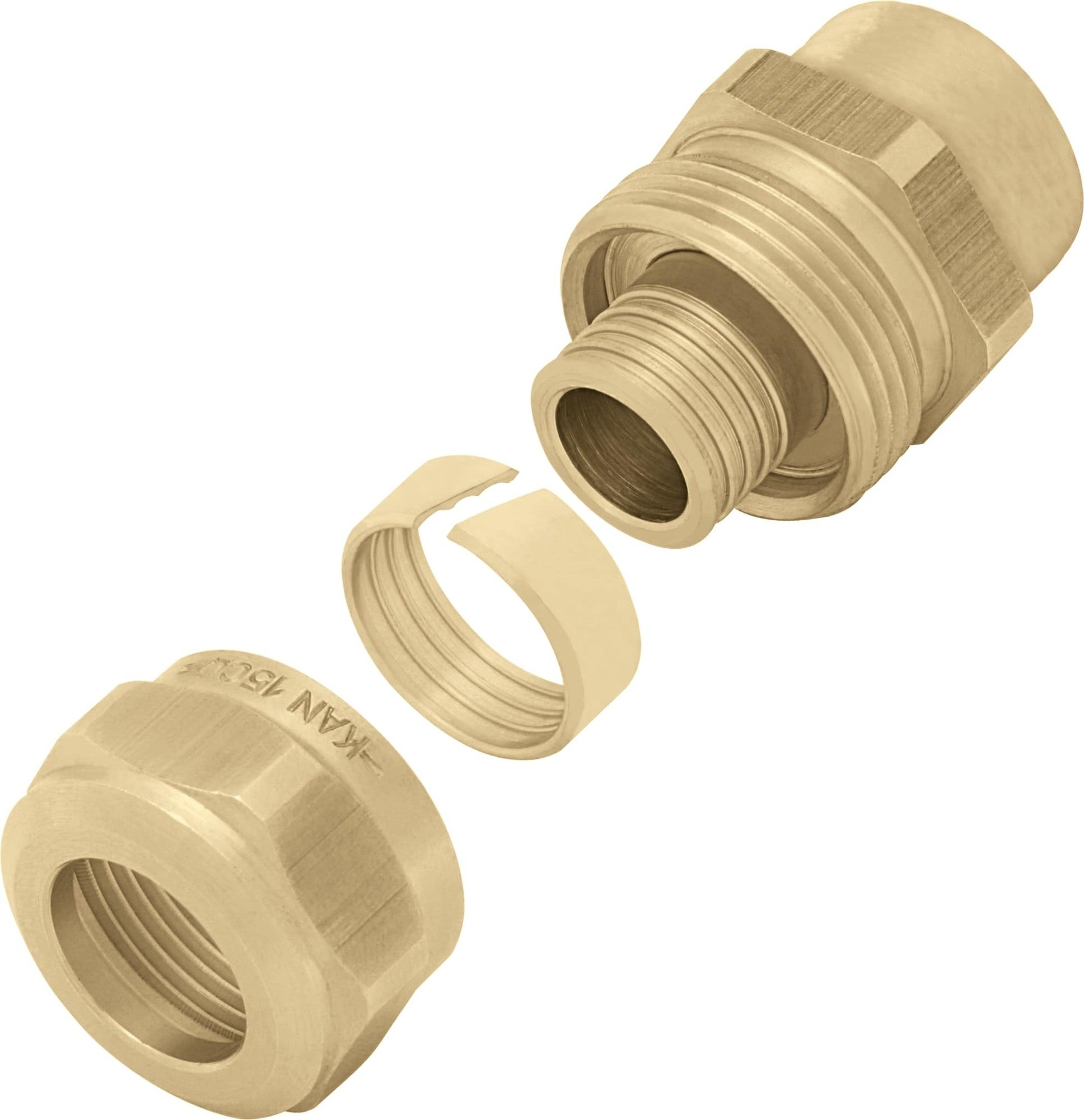 Kan Push Złączka skręcana 18x2 mm GW1/2"
