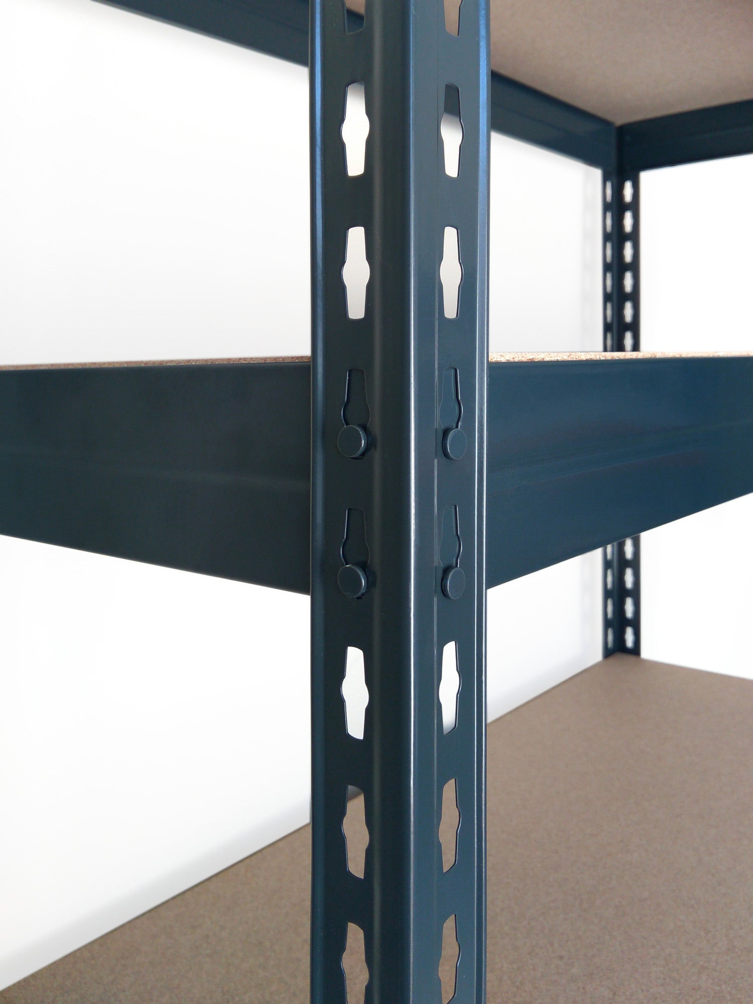 Regał magazynowy Rivet wym. 180x180x60 cm, 4 półki, 350 kg 2