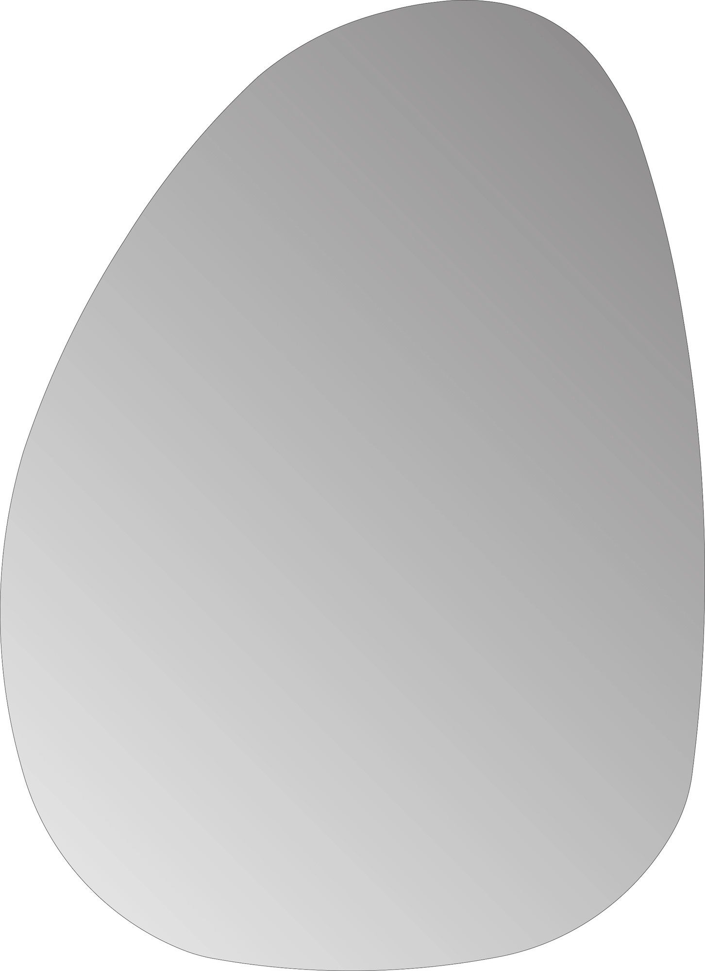 Lustro Dubiel Vitrum Rock 67 x 92 cm