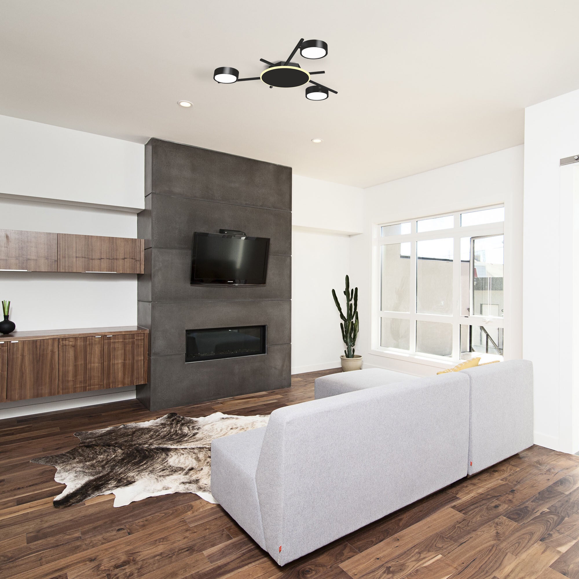 Oprawa sufitowa SPF20B-BB 3xGX53 IP20, czarna 1