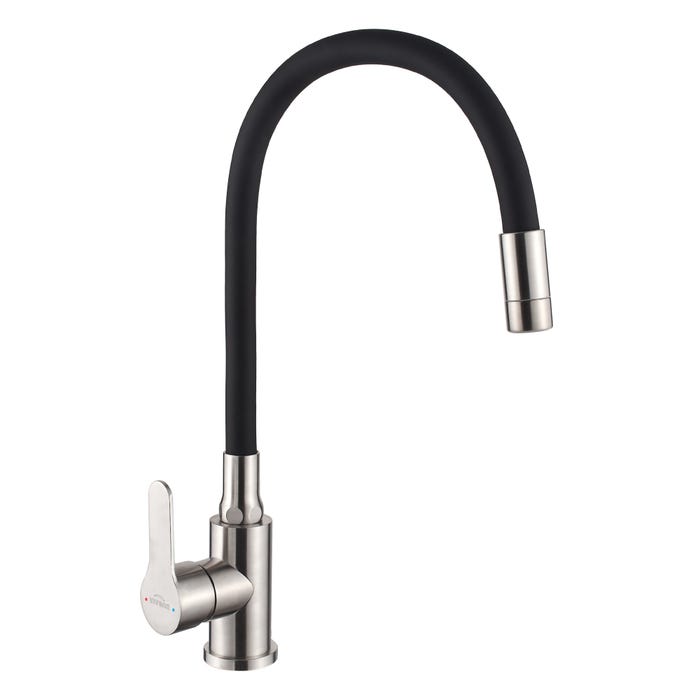 Bateria kuchenna Invena Ksanti Inox czarna/chrom