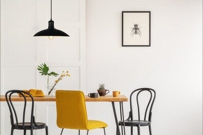 Oprawa sufitowa HORIZON  1x E27, czarna, średnica 32cm, materiał metal 1