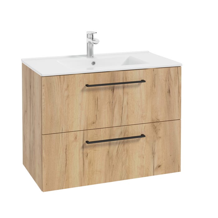Szafka pod umywalkę Metro System 80 cm dąb
