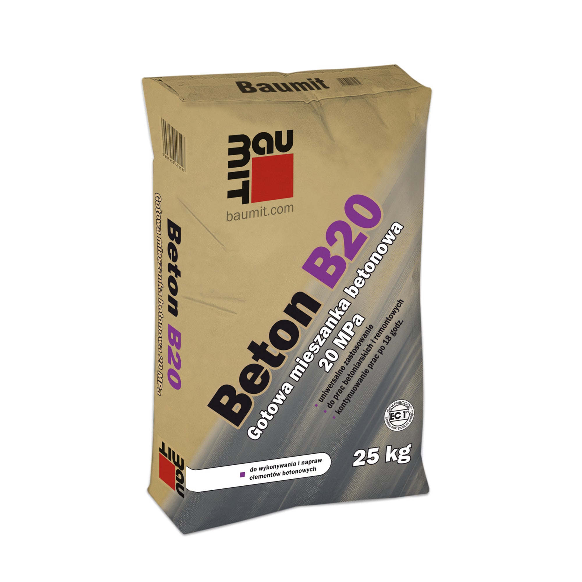 Gotowa sucha mieszanka Beton B-20 Baumit 25 kg