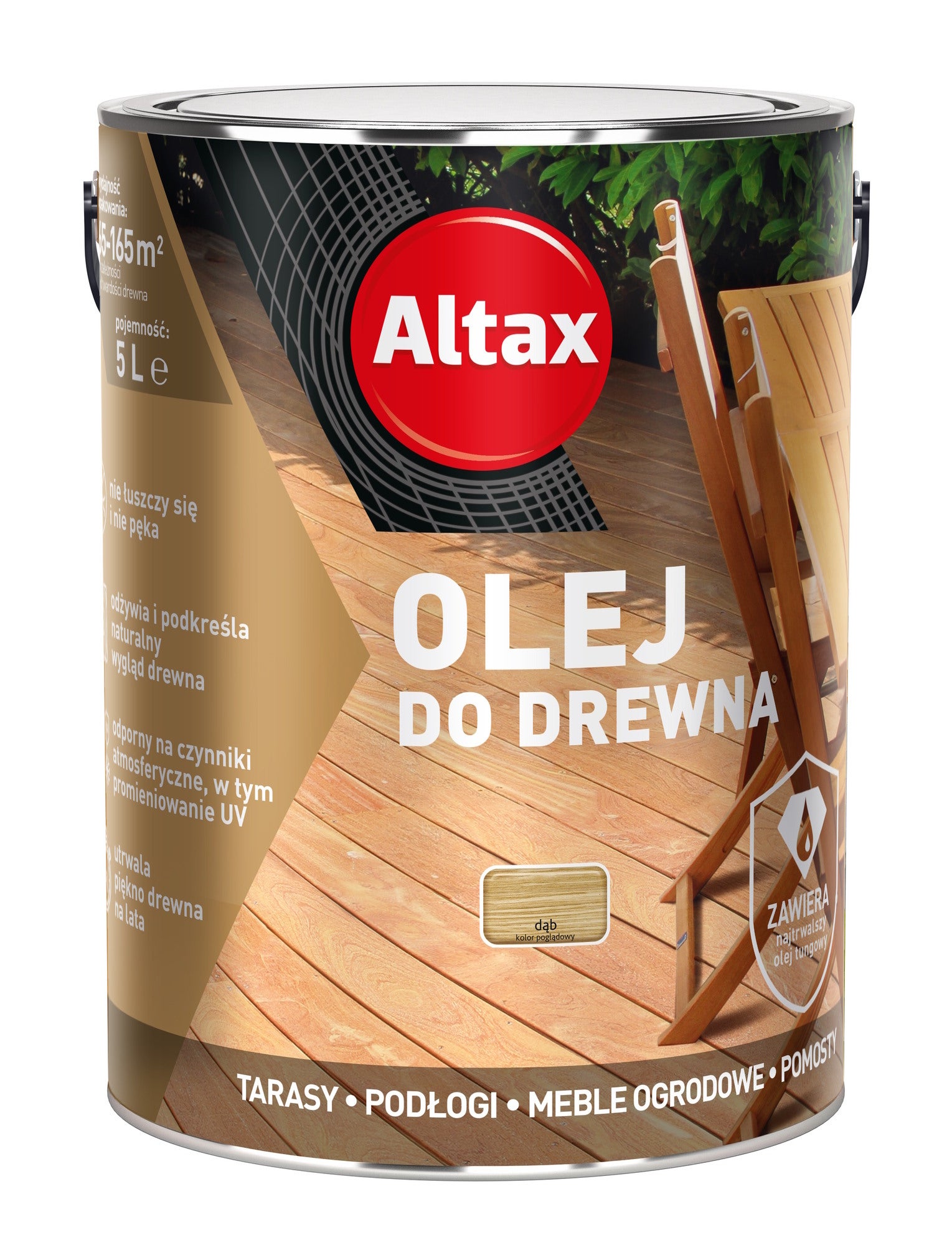 Altax olej do drewna dąb 5L