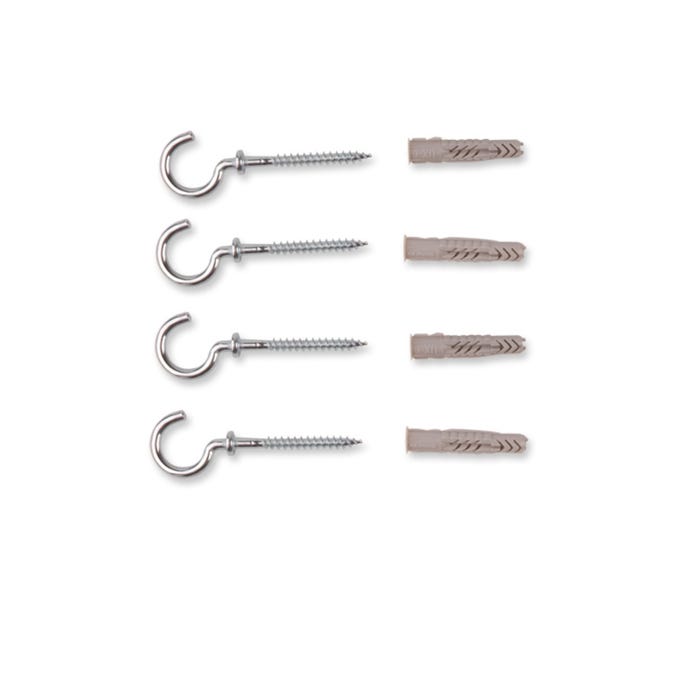 Kołek uniwersalny UX z hakiem oczkowym 8.0x50 mm Rhk (4 szt.)