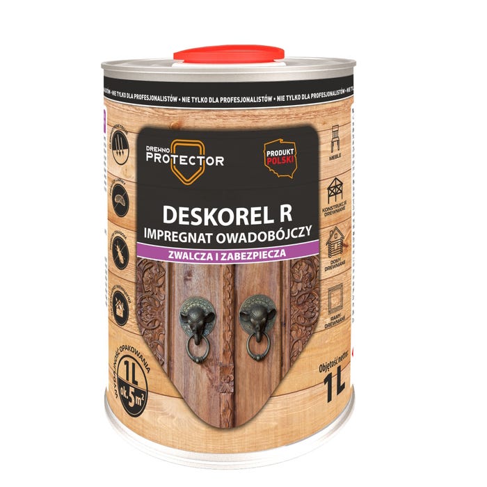 Impregnat do drewna Deskorel owadobójczy 1l