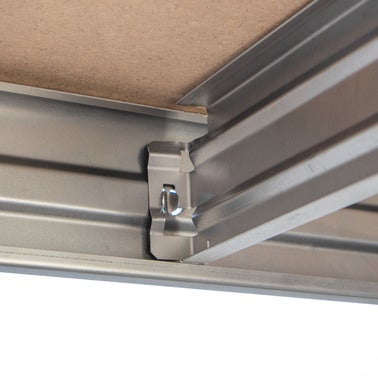 Regał metalowy Rivet wym. 200x200x70 cm, 4 półki, 600 kg 4