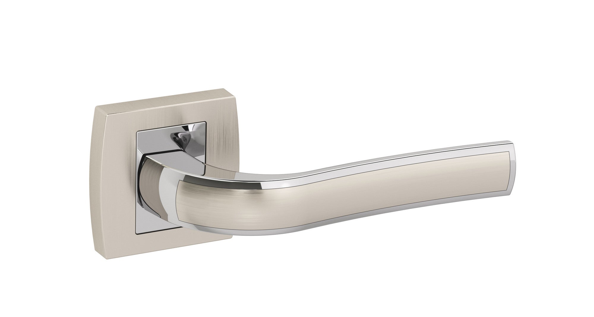 Klamka Laura na rozecie chrom 0