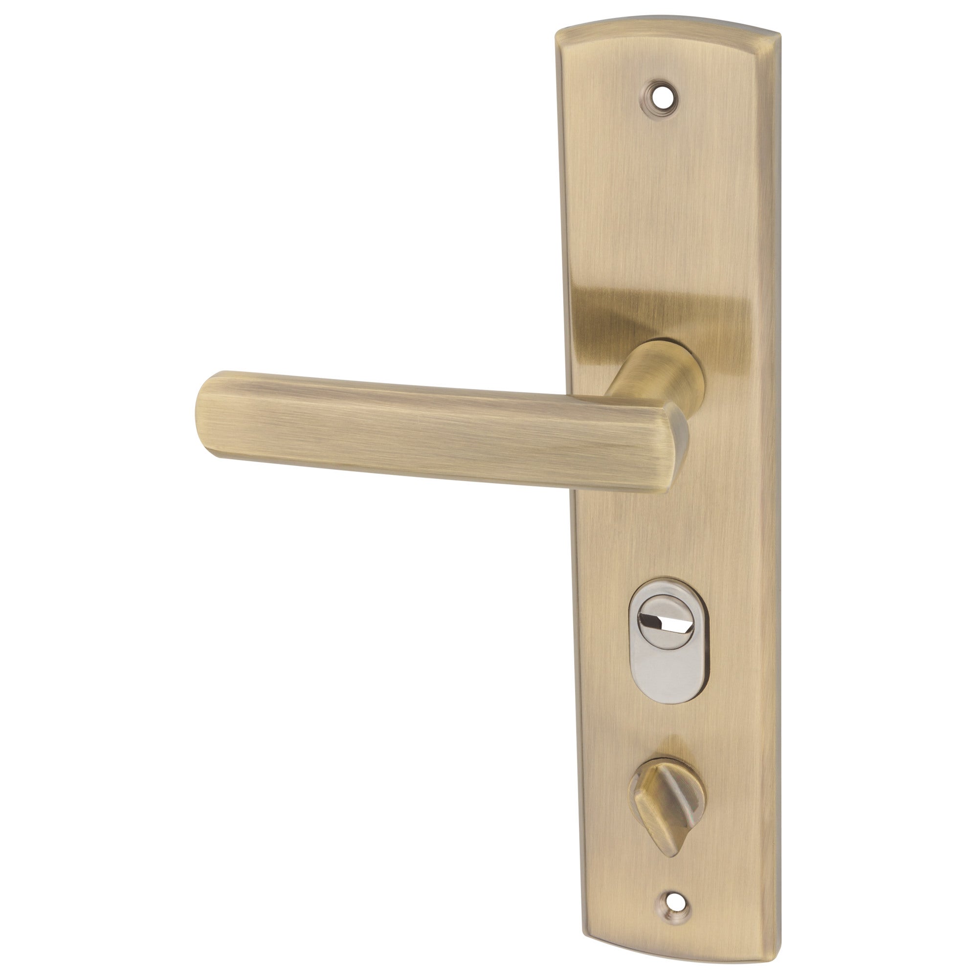 Klamka Lupo z długim szyldem patyna 0