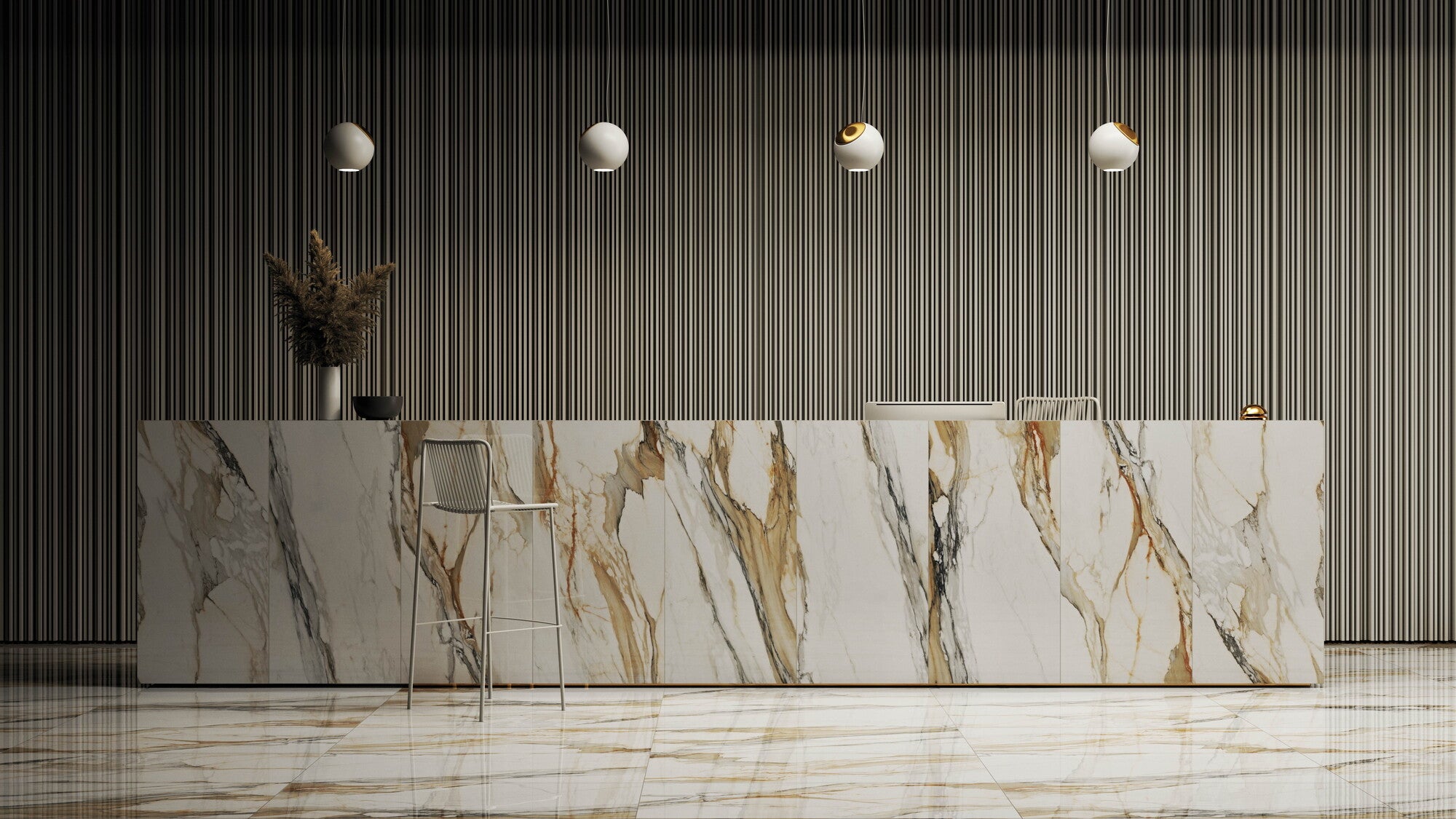 Gres polerowany Cremona gold 60x120 cm 1.44 m2 2