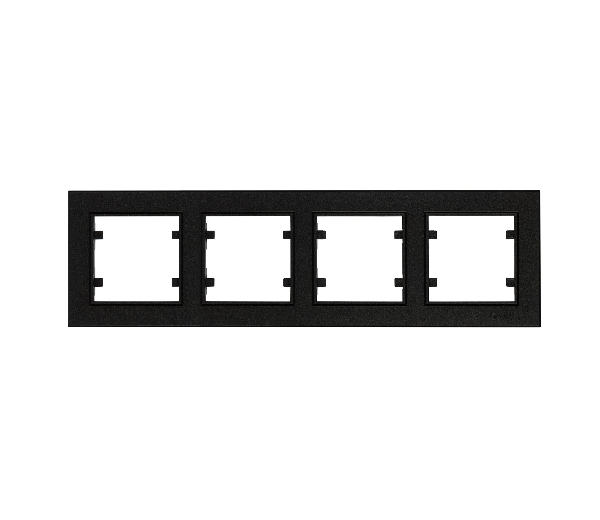 Karea czarny ramka czterokrotna